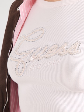 GUESS Tričko - Ružová