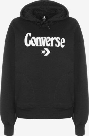 CONVERSE Sweatshirt in Schwarz: predná strana