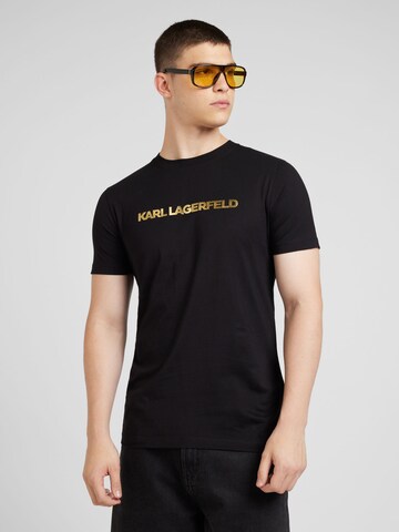 Karl Lagerfeld - Camisa em preto: frente