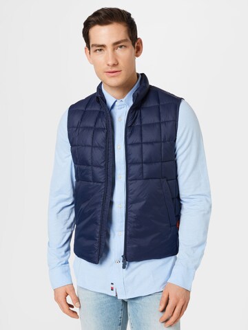 SAVE THE DUCK Vest 'ORION' in Blue: front