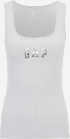 Gap Petite Top in Grey: front