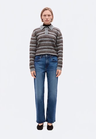 Abercrombie & Fitch Широкий Джинсы в Синий