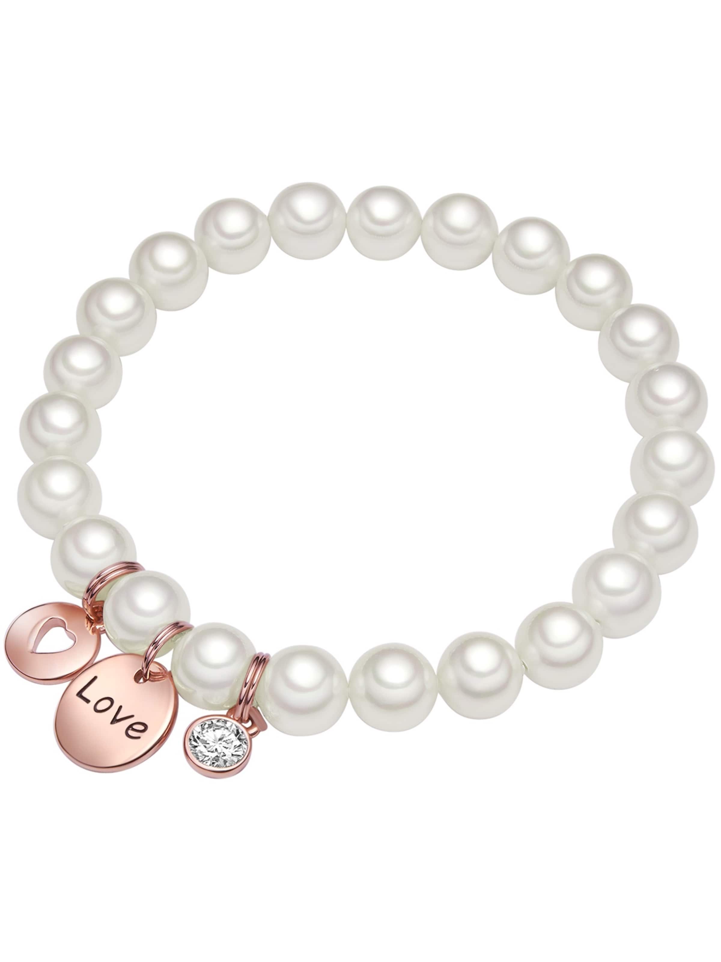 Lulu & Jane - Pulsera en blanco: frente
