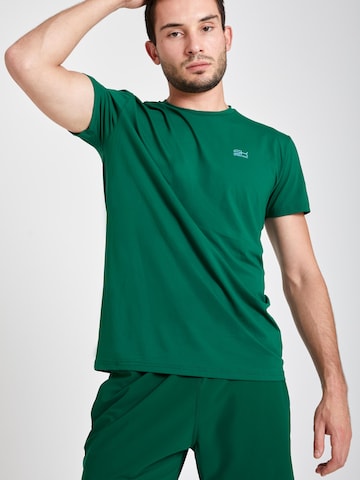 SPORTKIND Funktionsshirt 'Rundhals'‌‌ in Grün: Vorderseite
