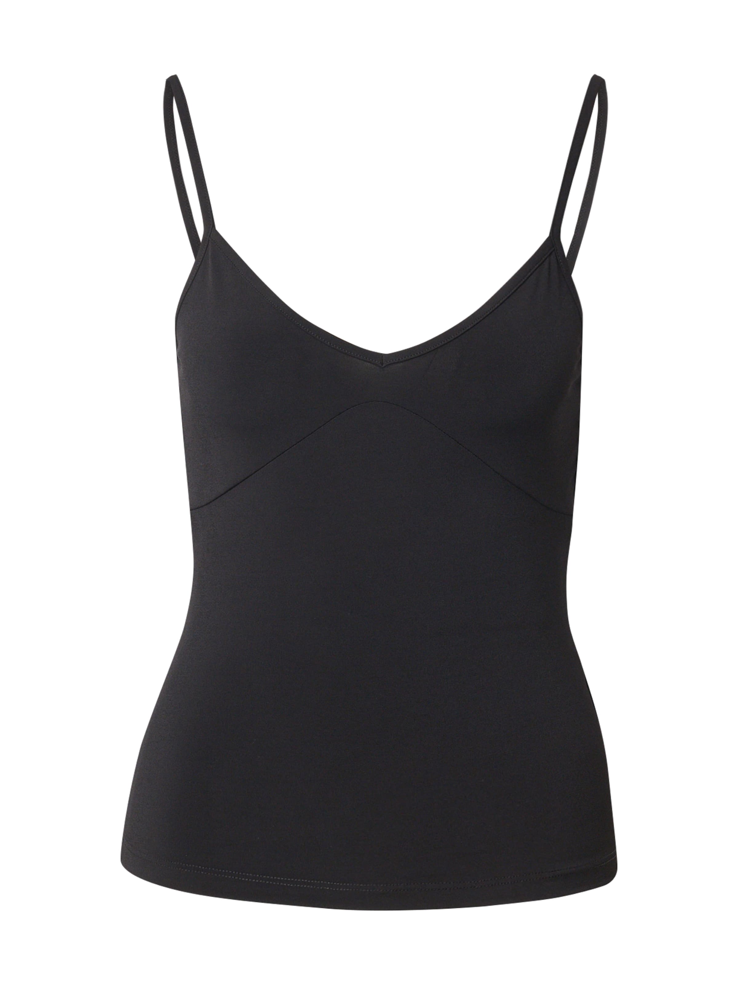 Top 'Shanice' di ABOUT YOU in nero: frontale