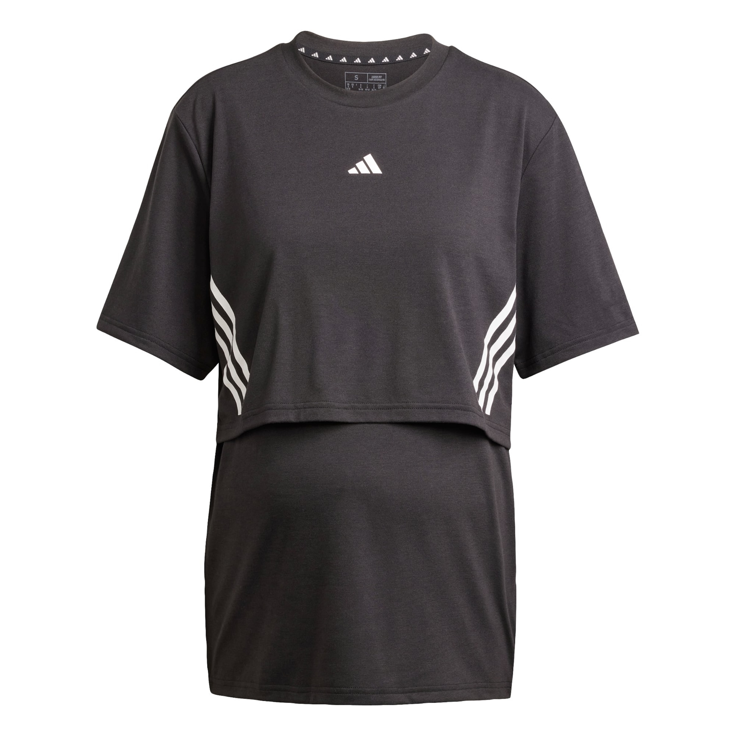 ADIDAS PERFORMANCE Funktionsshirt in Schwarz: Vorderseite