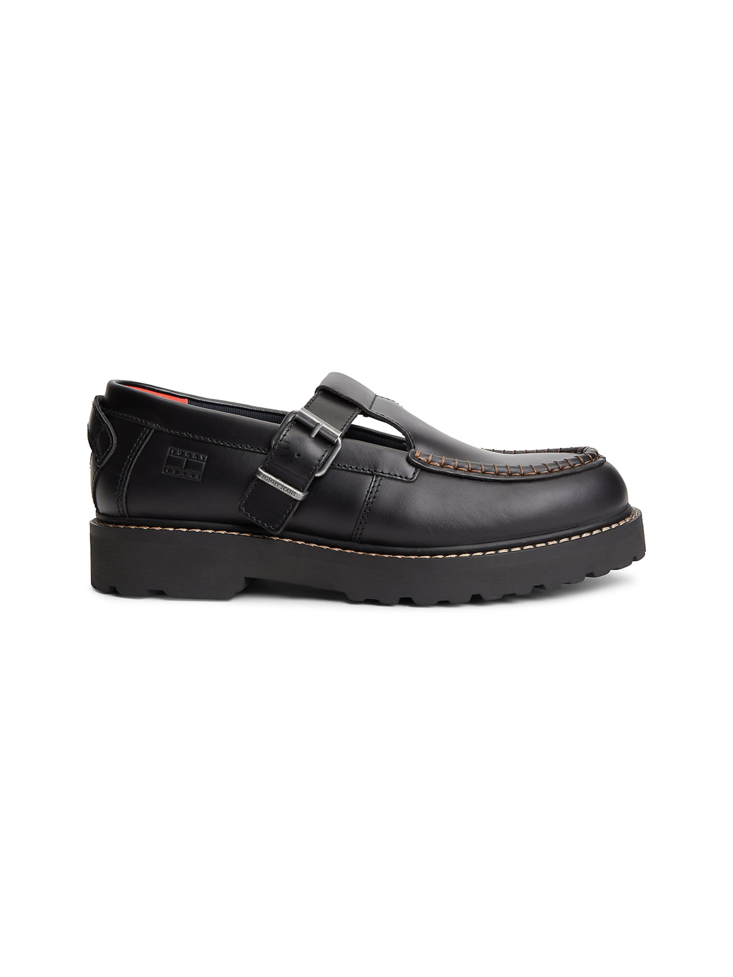 Tommy Jeans Mokassin in Schwarz: Vorderseite