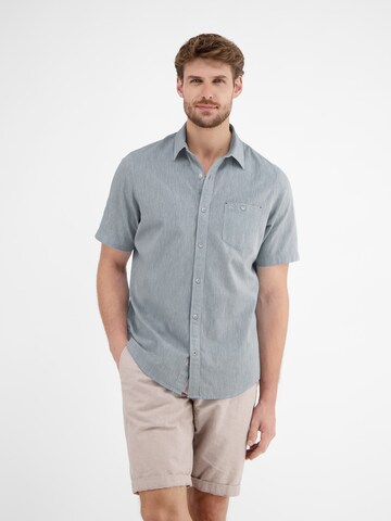 LERROS Regular fit Overhemd in Blauw: voorkant