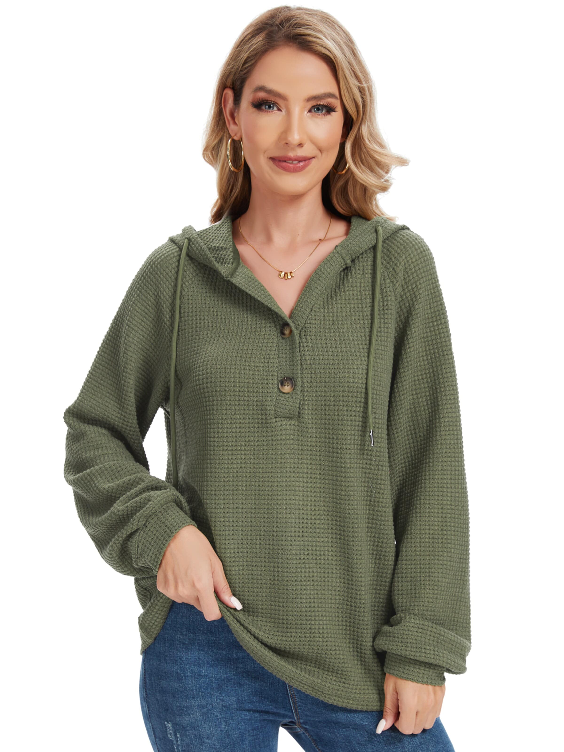 MEETWEE Sweater in Green: front