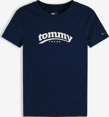 Tommy Jeans Tričko 'ESS' – modrá: přední strana