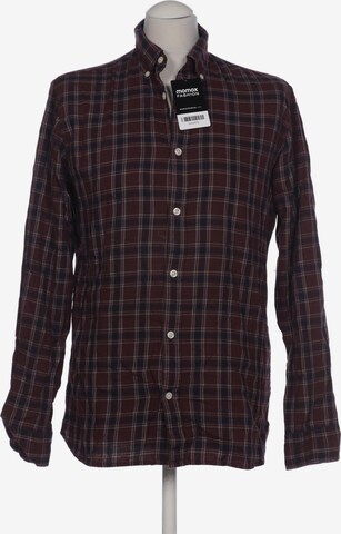 JACK & JONES Button Up Shirt in M in Red: front