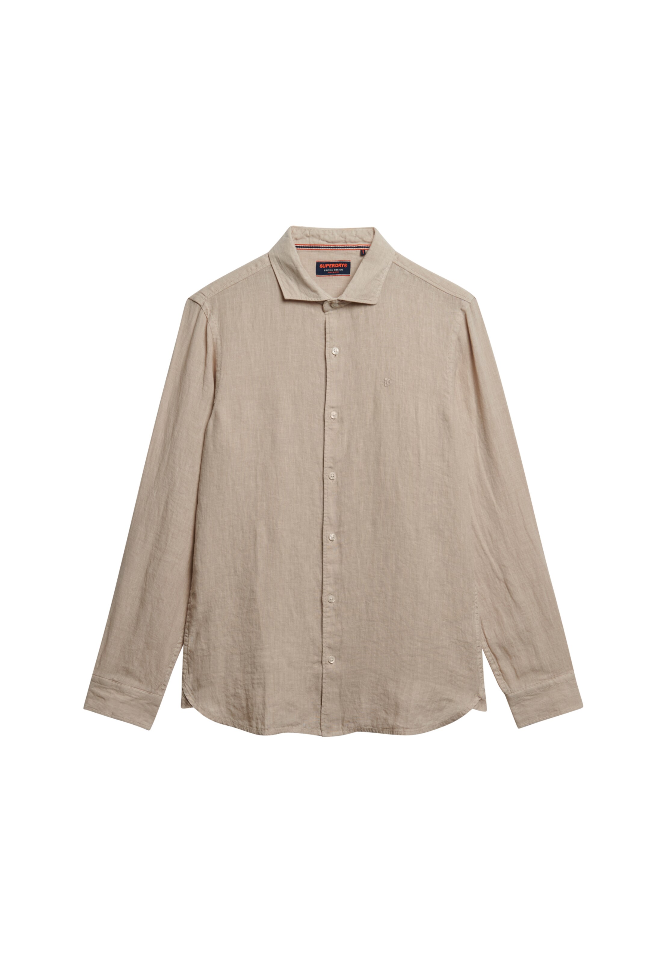 Superdry Overhemd 'Vacation' in Beige: voorkant