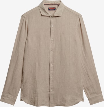 Superdry Overhemd 'Vacation' in Beige: voorkant