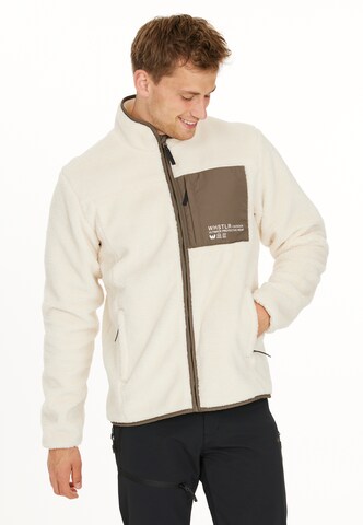 Whistler Funktionele fleece-jas 'Sprocket' in Beige: voorkant