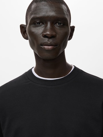 MANGO MAN Tričko 'GARETH' - Čierna