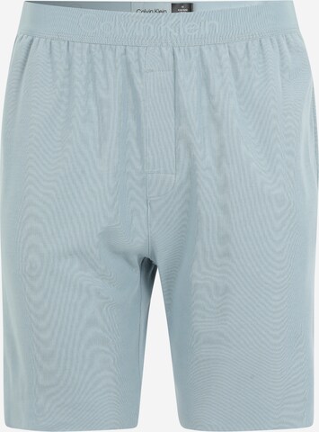 Calvin Klein Underwear Панталон пижама в синьо: отпред