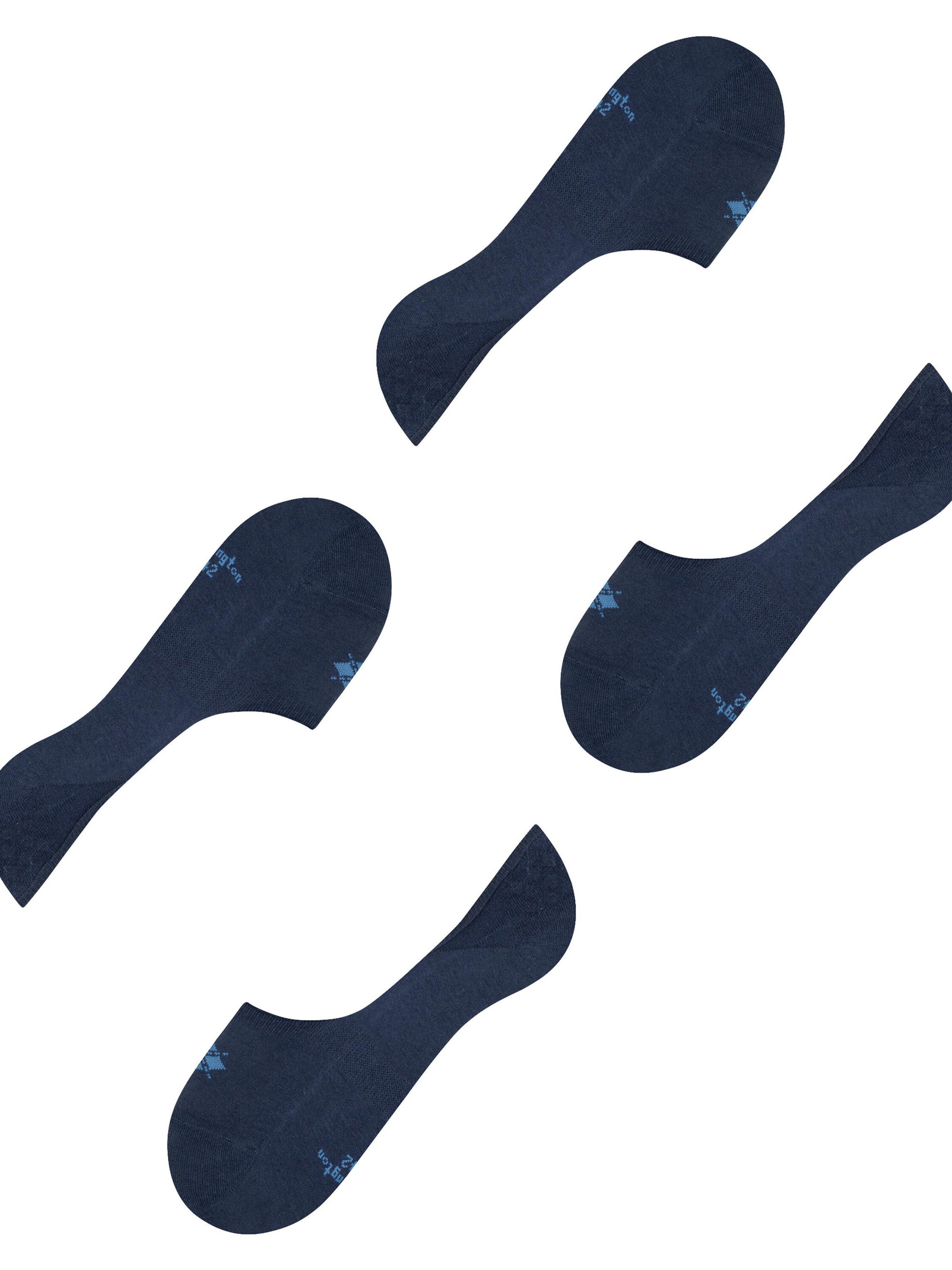BURLINGTON Ankle Socks 'Everyday 2-Pack' in Blue