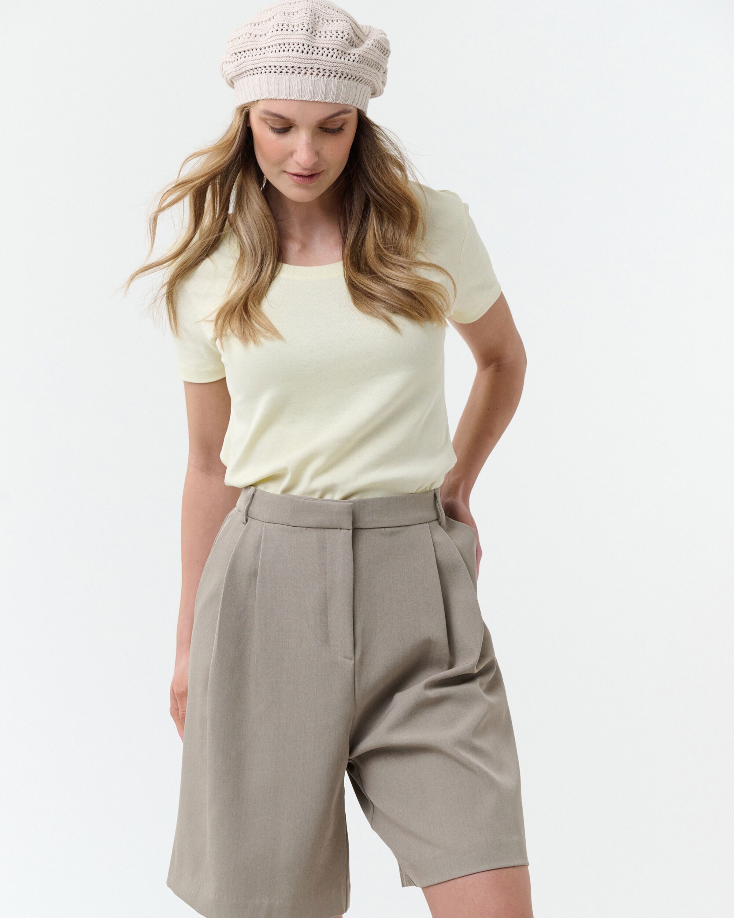 LOEVENICH Mütze in Beige