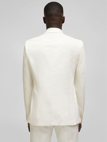 Coupe regular Veste de costume HECHTER PARIS en blanc