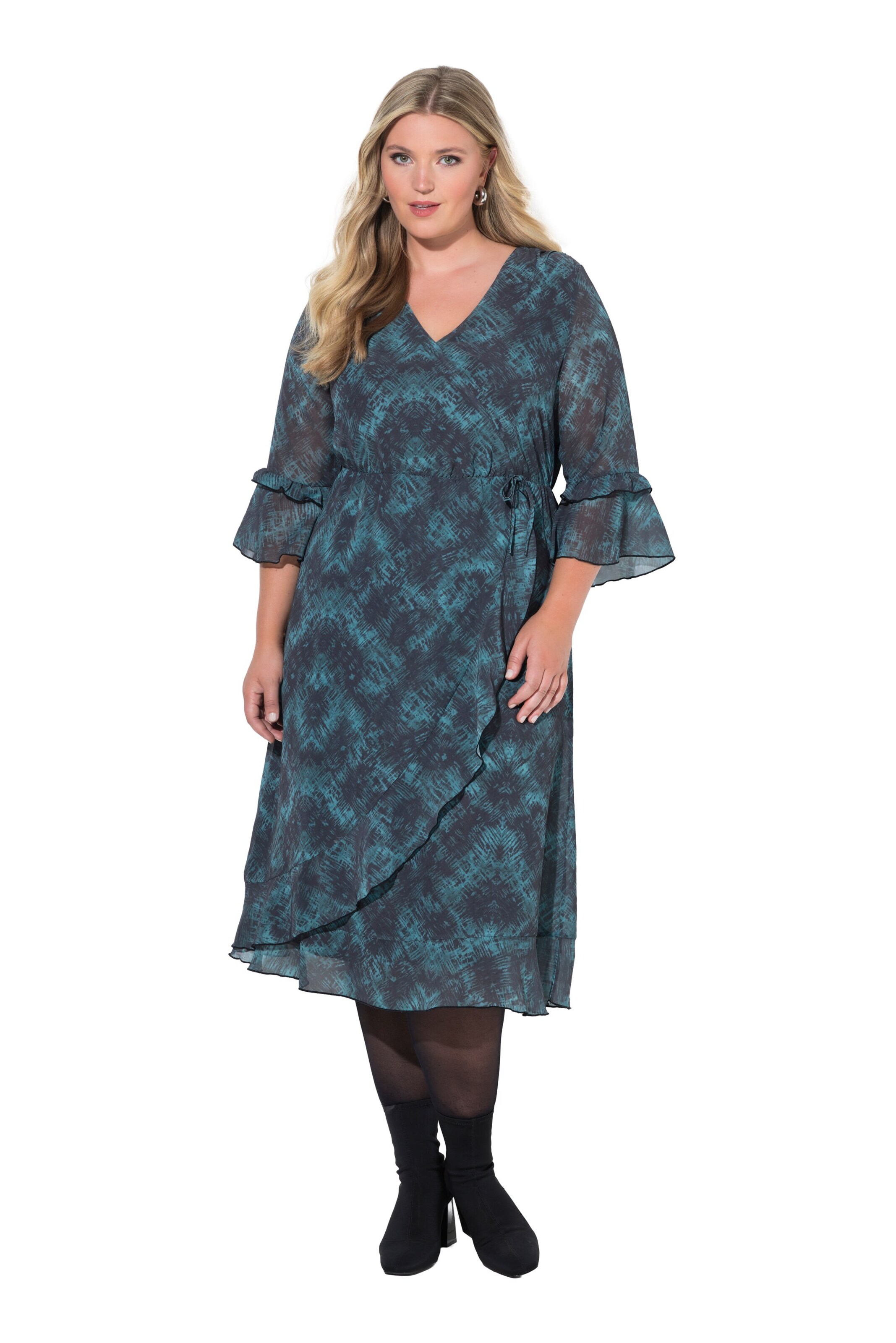 MIAMODA Dress in Blue: front
