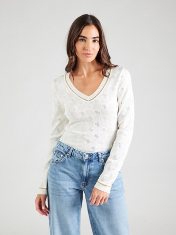 Pull-over 'ROSIE' GUESS en beige : devant