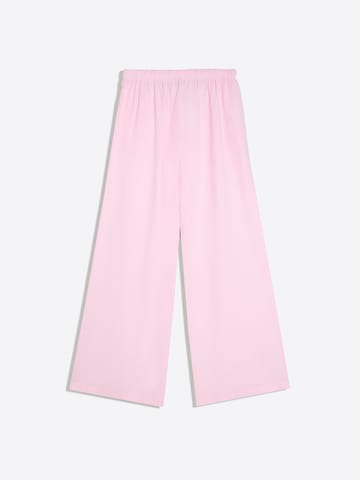 Bershka Wide leg Broek in Wit
