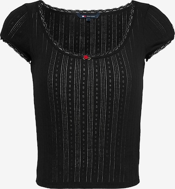 Maglietta di Tommy Jeans in nero: frontale