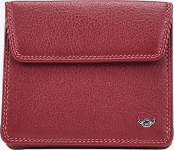 GOLDEN HEAD Wallet 'Polo' in Red: front