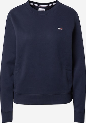 Sweat-shirt Tommy Jeans en bleu : devant