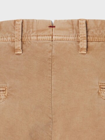 Hiltl Slimfit Chinohose 'Tavi - Casual Gabardine'‌‌ in Braun