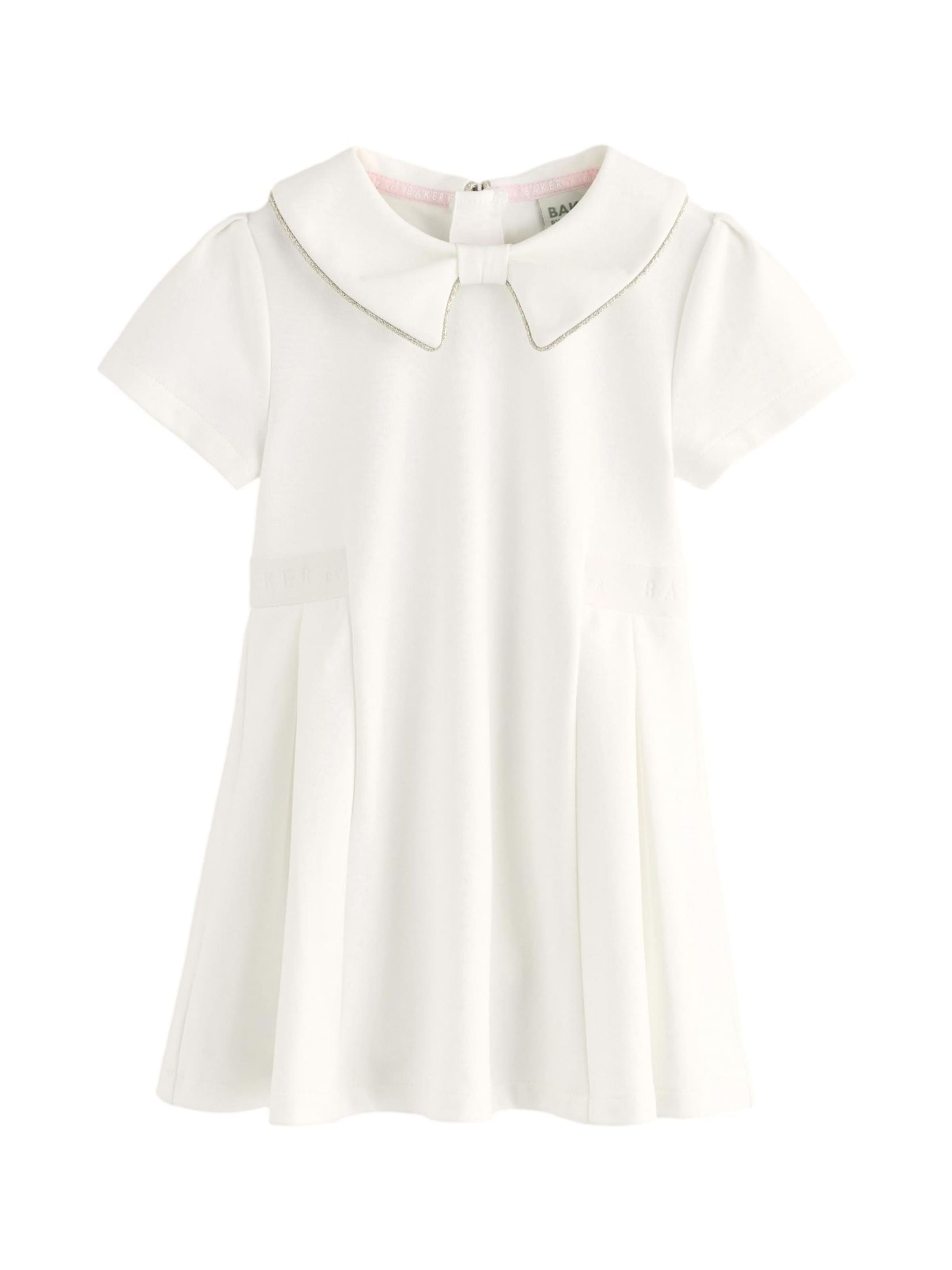 Baker by Ted Baker Рокля в бяло: отпред