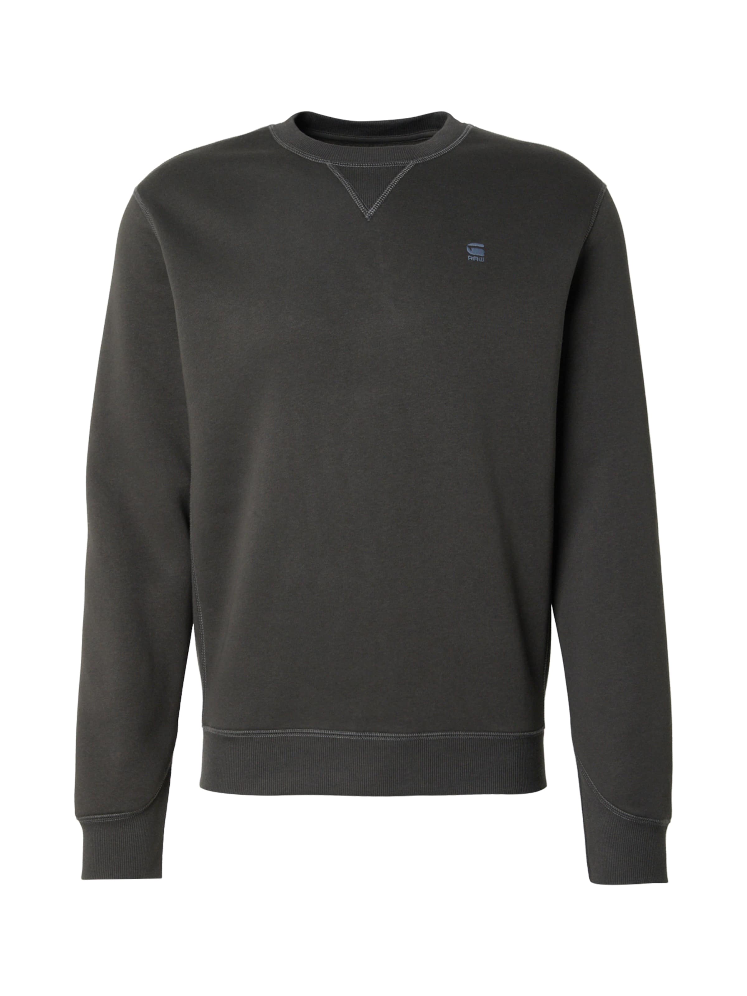 G-STAR Sweatshirt 'Premium Core' in Grey: front