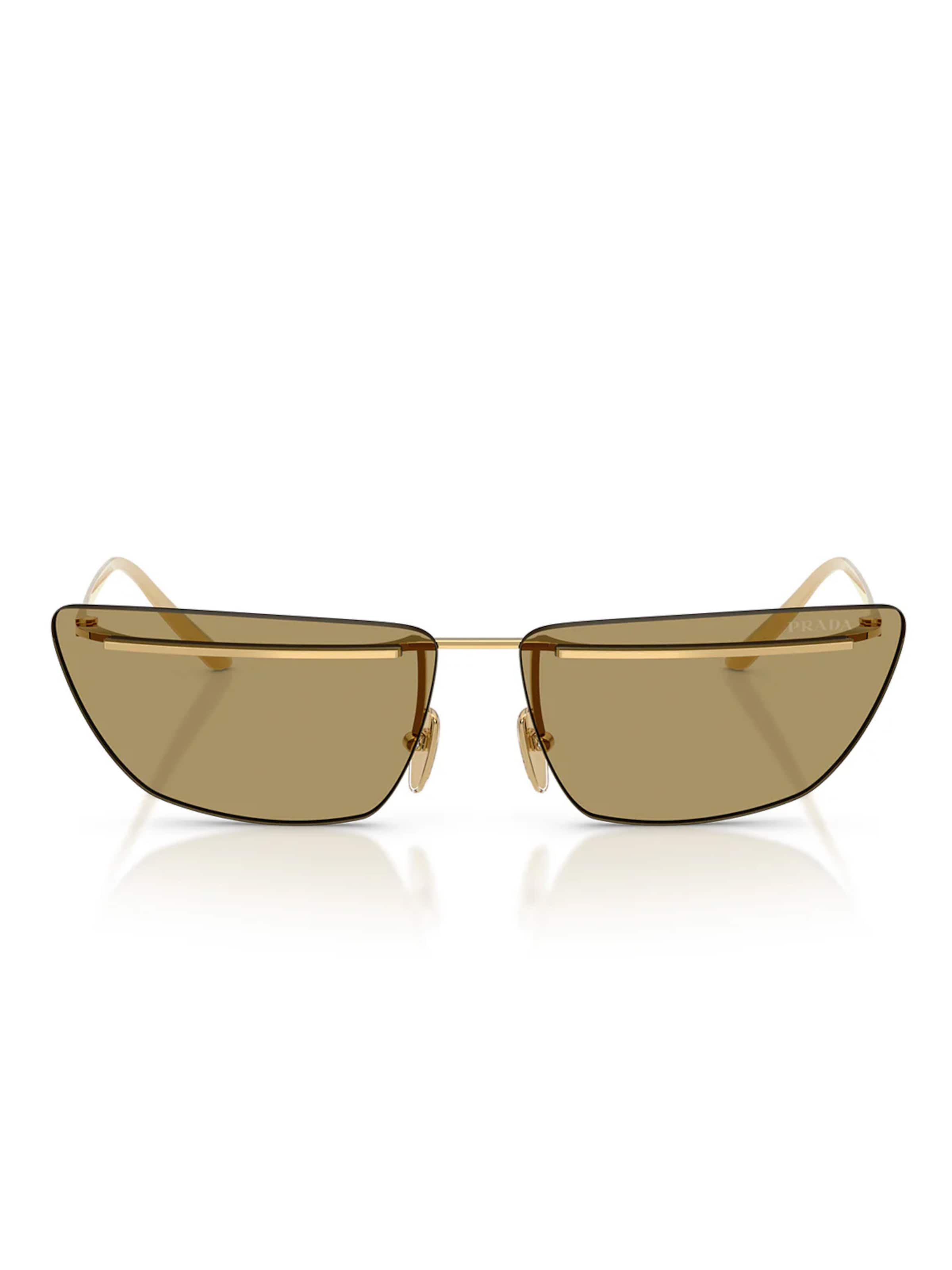 PRADA Sunglasses in Gold: front