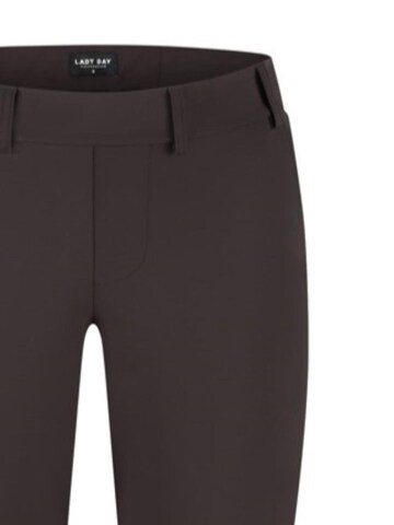 Lady Day Regular Trousers 'Lady Day Poppy Bruin' in Brown