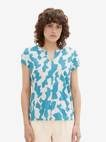 TOM TAILOR T-Shirt in Blau: predná strana