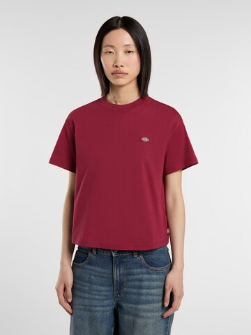 DICKIES Shirt 'Oakport' in Red: front