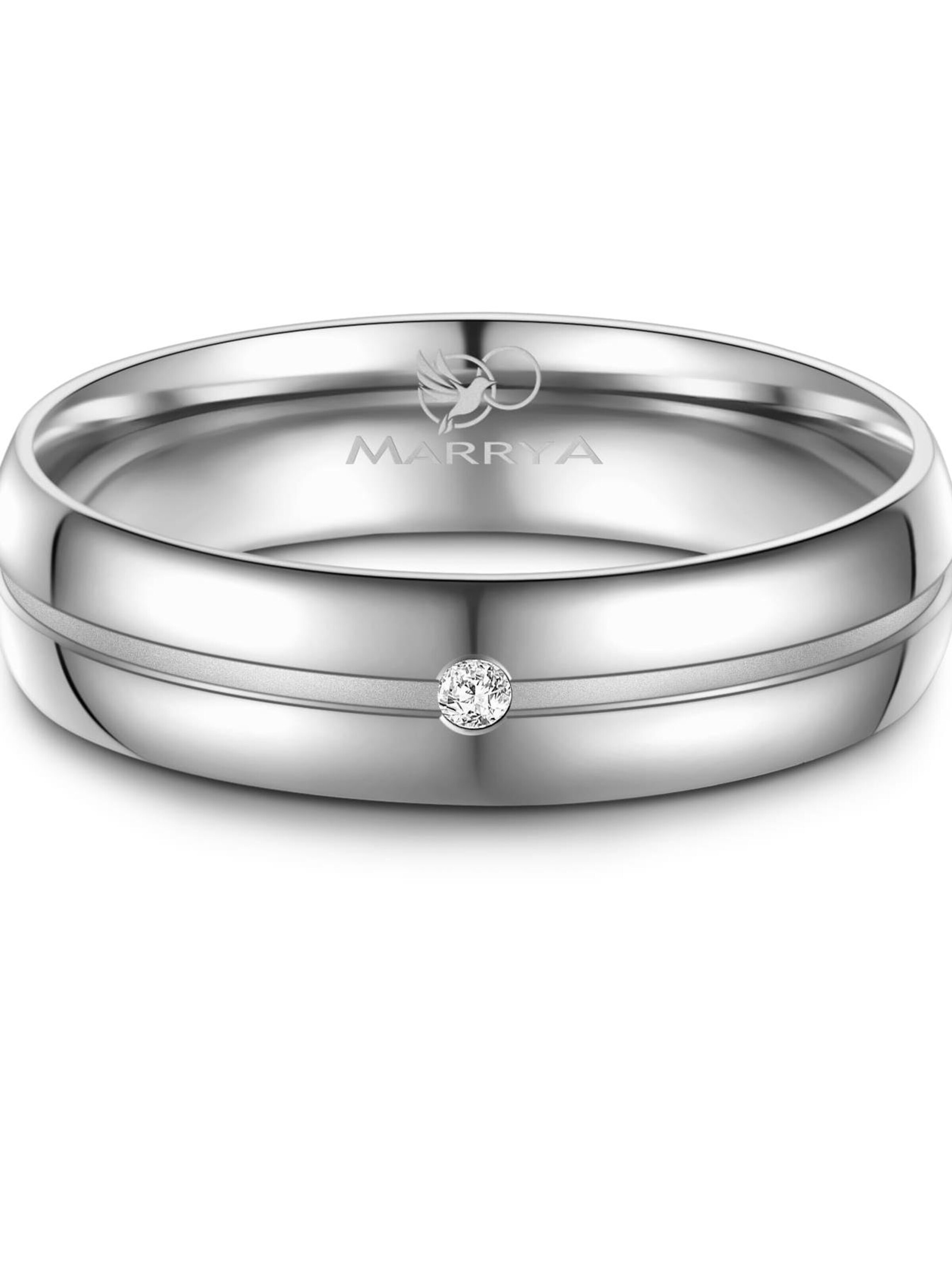 MARRYA Ring 'MARRYA SI-16 Ehering aus Silber' in Silver