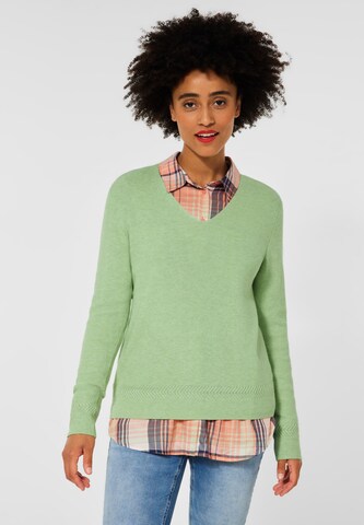 Pull-over STREET ONE en vert : devant