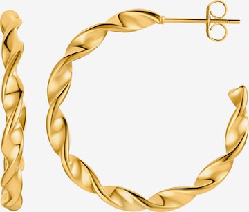 Boucles d'oreilles 'Ilva' Heideman en or : devant
