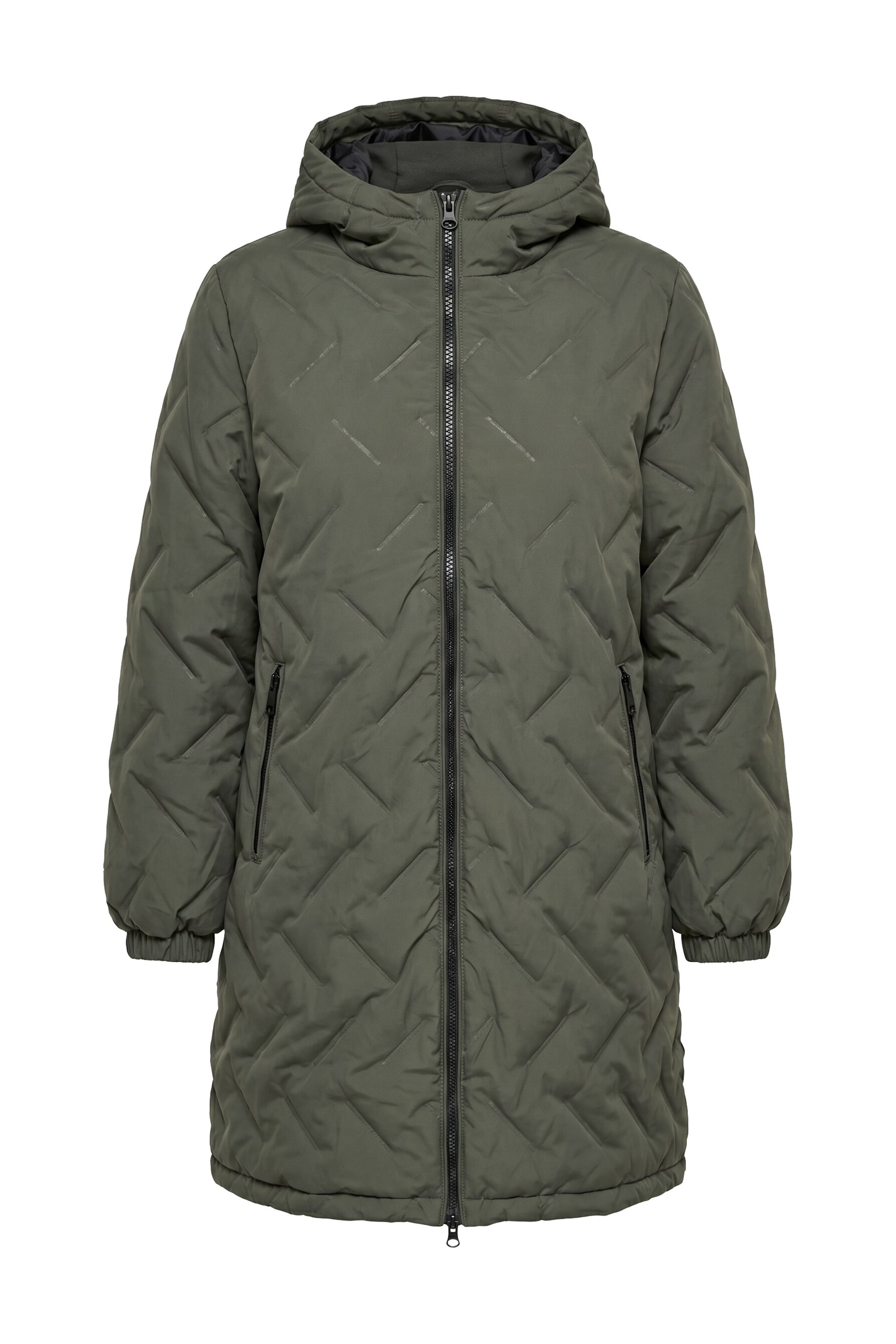 Ulla Popken Raincoat in M-L in Olive, Item view