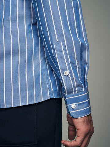 Coupe regular Chemise Next en bleu