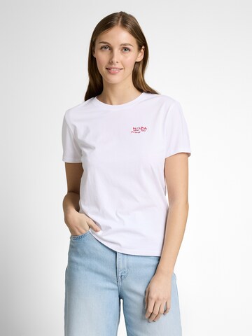 TOM TAILOR DENIM Shirt in White: front