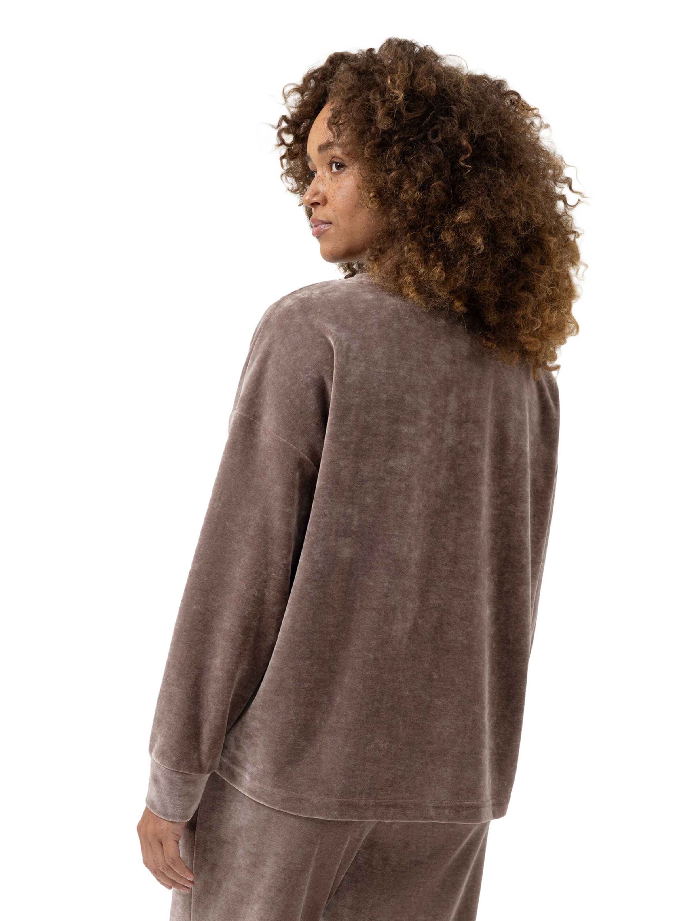 Mey Sweatshirt 'Velvet Dream'' in Bruin