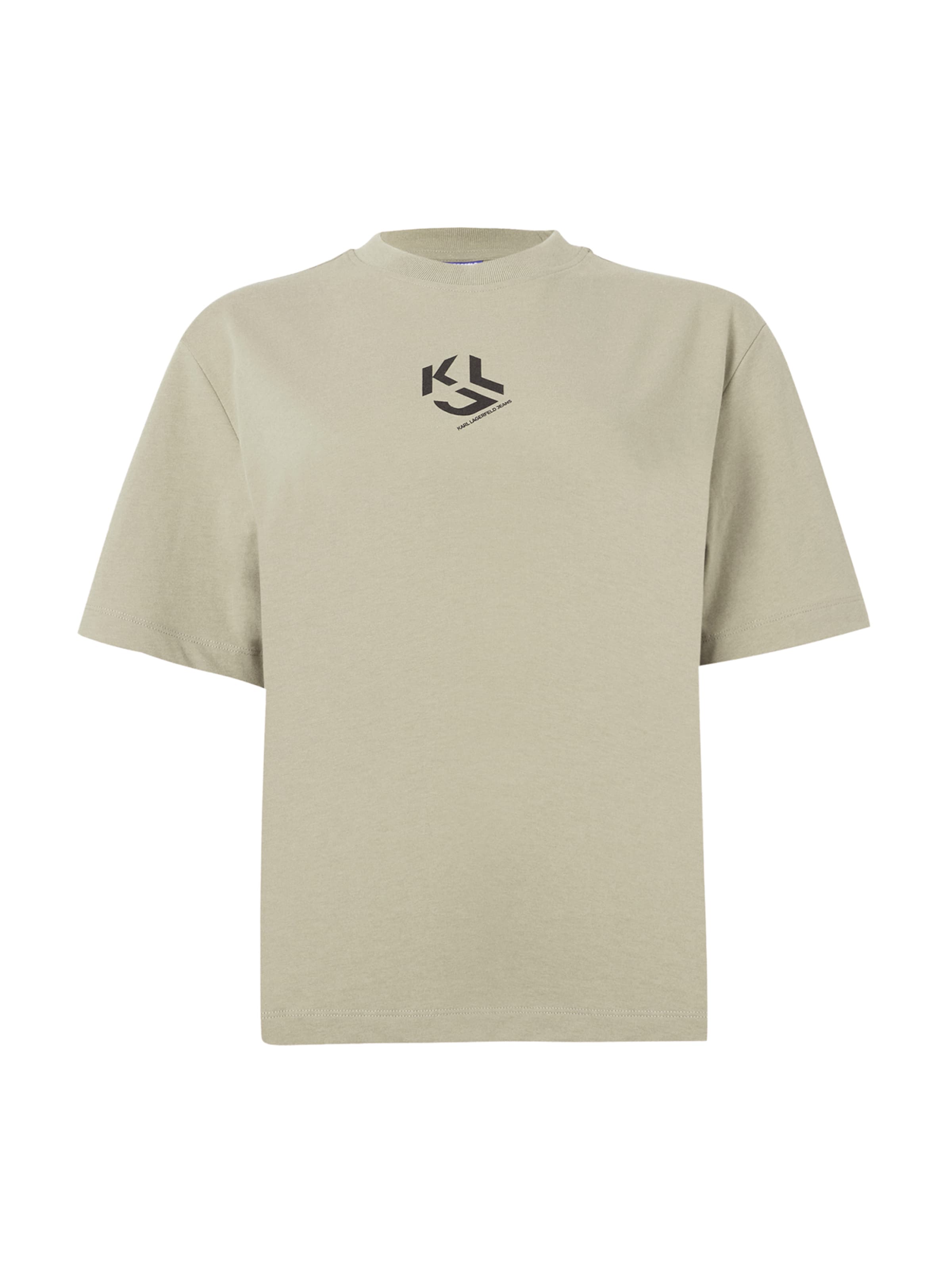 KARL LAGERFELD JEANS Koszulka w kolorze zielony: przód