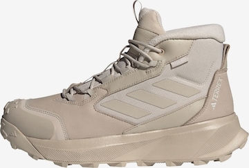 Boots ADIDAS TERREX en beige : devant