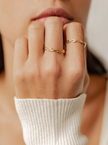 Hey Happiness - Anillo 'Laurel' en oro