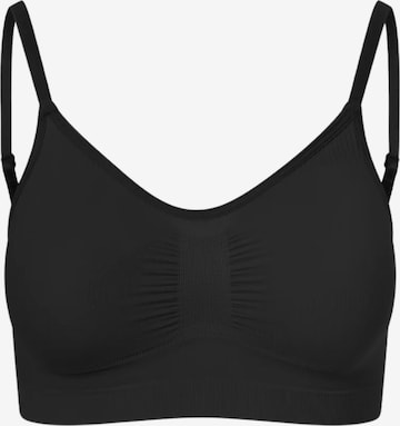 cfab (formerly creamy fabrics) - Sujetador 'Comfort Bralette' en negro: frente