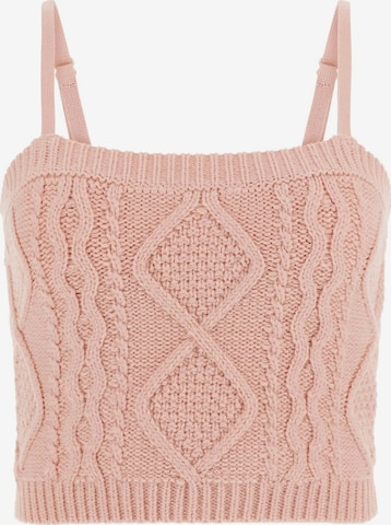 GUESS Top in Pink: front