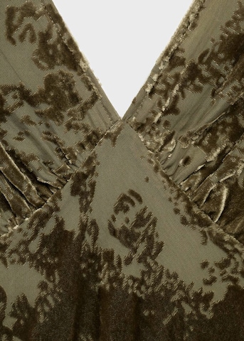 MANGO Kleid in Grün