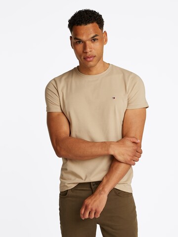 TOMMY HILFIGER Slim Fit T-Shirt in Grün: Vorderseite